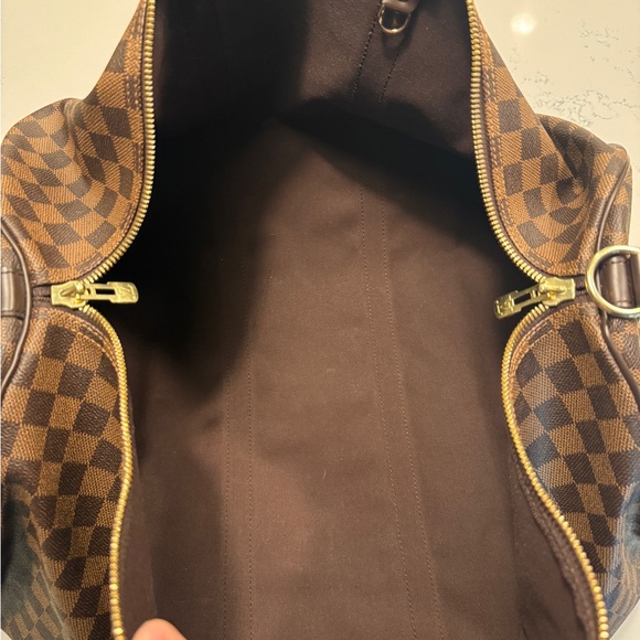 Louis Vuitton Damier Ebene Keepall Bandouliere 55 boston bag - Picture 4 of 16